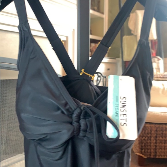 New Sunsets Escape blank tankini swimsuit top 8 - Picture 2 of 6